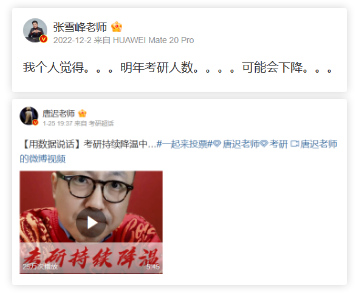 听说今年是考研小年,考研热度降低人数减少